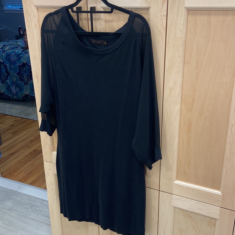 Limited Sheer Sleeve Dress